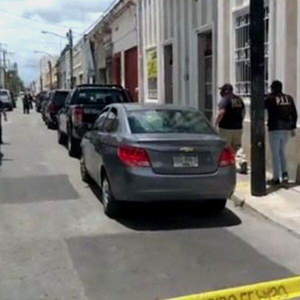 Se registra fuerte movilización policiaca en el Centro de Mérida por presunto asesinato
