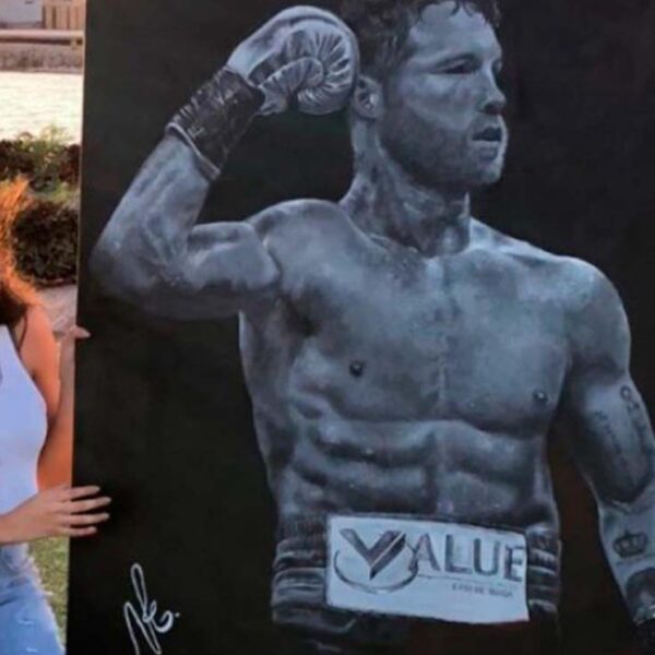 Joven paga sus estudios con pintura del “Canelo”
