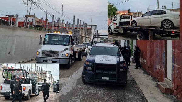 Cancún: Catea FGE taller con vehículos robados en la SM 92