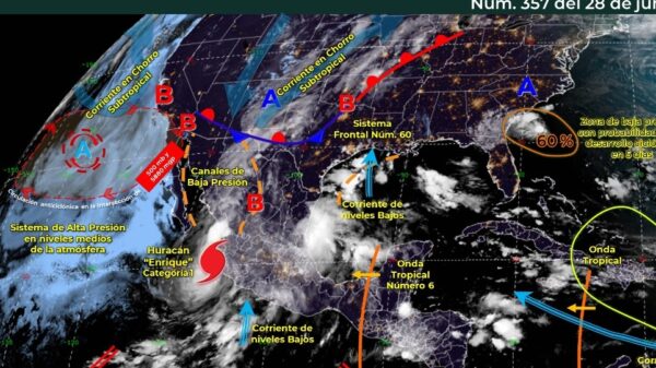 Clima: Cielo medio nublado y con posibilidad de lluvias en Quintana Roo.