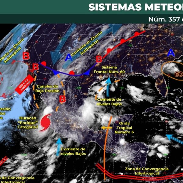 Clima: Cielo medio nublado y con posibilidad de lluvias en Quintana Roo.