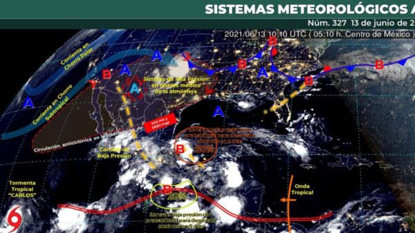 Pronóstico del clima para hoy domingo 13 de junio en Quintana Roo.