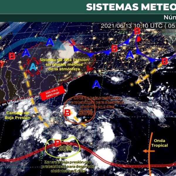 Pronóstico del clima para hoy domingo 13 de junio en Quintana Roo.