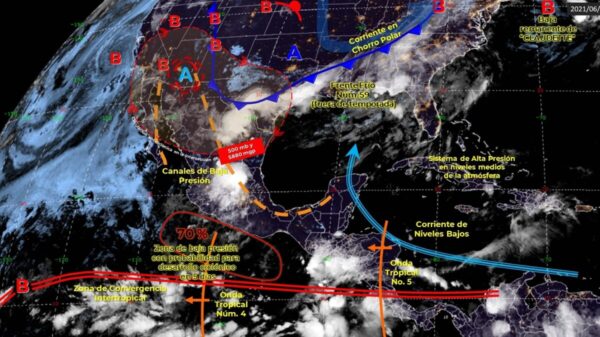 Clima: Lluvias aisladas y rachas de vientos en Quintana Roo.