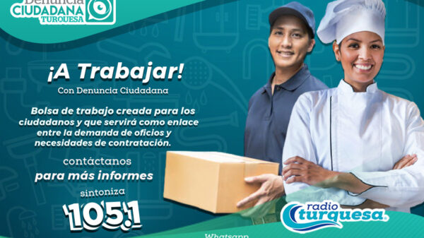 Forma parte de la bolsa de trabajo de Denuncia Ciudadana ¡A trabajar!