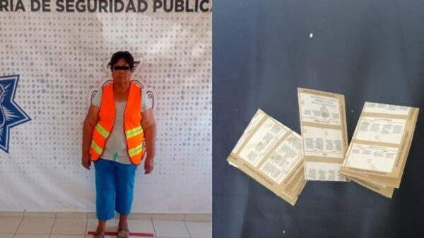En ciudad Juárez, Chihuahua, fue detenida una mujer por su presunta responsabilidad en la Comisión de delito de fraude electoral, pretendía rellenar urnas