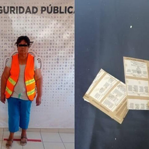 En ciudad Juárez, Chihuahua, fue detenida una mujer por su presunta responsabilidad en la Comisión de delito de fraude electoral, pretendía rellenar urnas