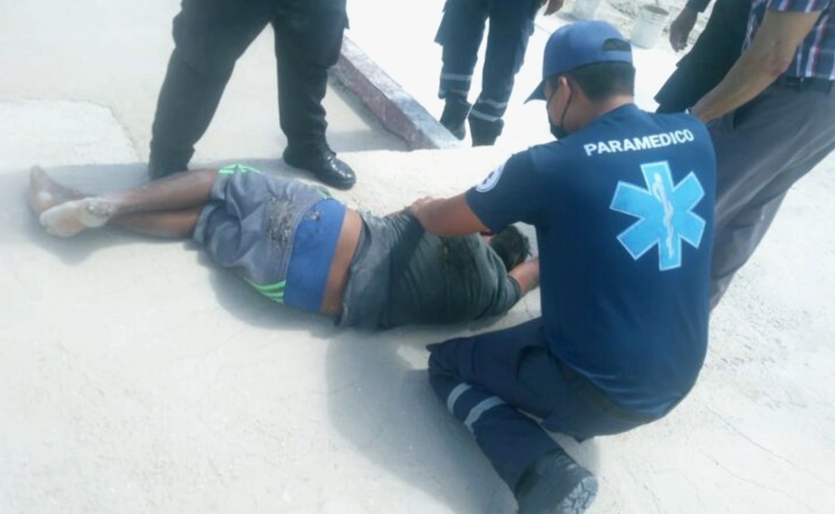 Entre la vida y la muerte menor de edad que recibió descarga eléctrica en Dzidzantún