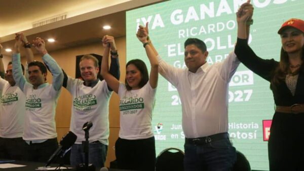 En San Luis Potosí, Ricardo Gallardo del Partido Verde se declara ganador con 8 puntos de ventaja