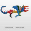 En un homenaje al artesano Pedro Linares López, el creador de los alebrijes, Doodle de Google lució muy colorido al plasmar una de estas mitológicas figuras