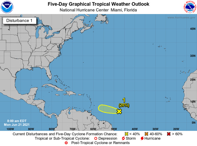 Se forma onda tropical cerca de la región