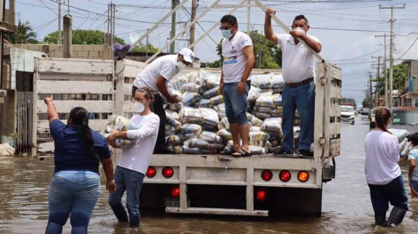 Alrededor de 500 despensas serán donadas a las familias afectadas por las inundaciones en Progreso