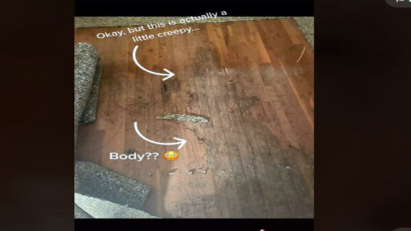El estremecedor hallazgo de una usuaria de TikTok en su nueva casa se viraliza, pues descubrió que fue la escena de un crimen