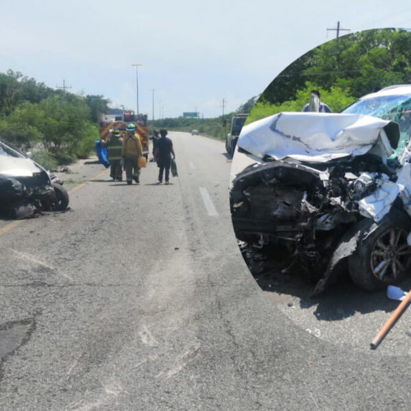 Ebrios provocan accidente vehicular en Playa del Carmen y no los detienen