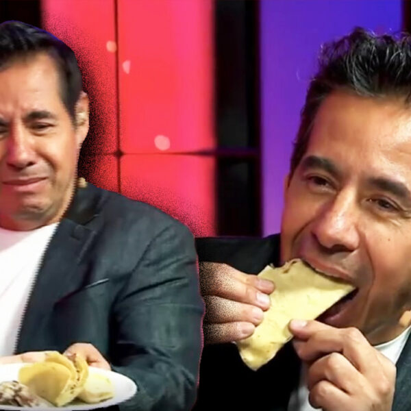 Yordi Rosado come en vivo carne de rata y casi vomita