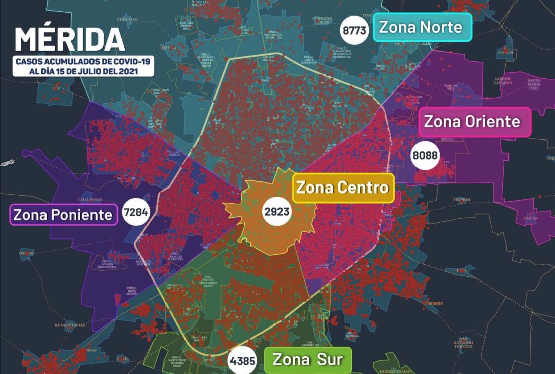 A causa del coronavirus, mueren 18 personas en Yucatán, entre ellos uno de 25 años