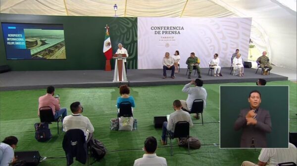 Aeropuerto Felipe Ángeles, con avance en obra de 62 %