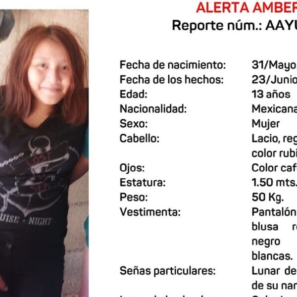 Activan la Alerta Amber Yucatán para dar con el paradero de menor de 13 años