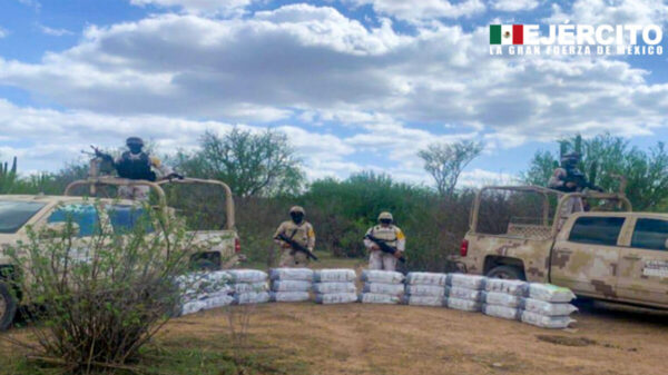 Asegura la Sedena más de 400 kilos de metanfetamina, en Sonora
