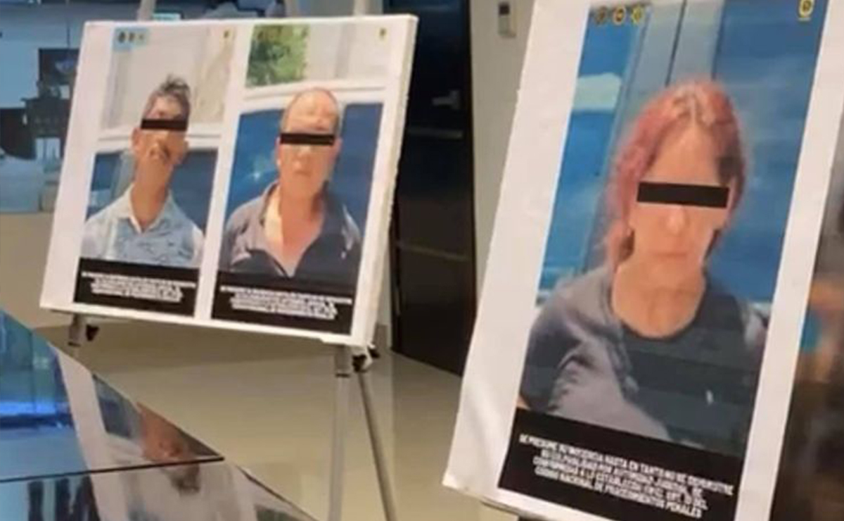 Asesinos de Policía en Yucatán son presentados en fotos por la SSP