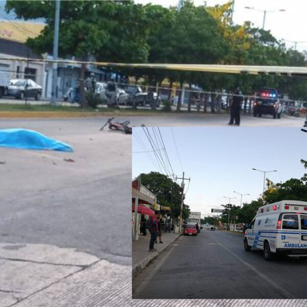 Autobús arrolla y mata a ciclista en Playa del Carmen