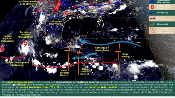 Pronóstico del clima para hoy lunes 19 de julio de 2021.