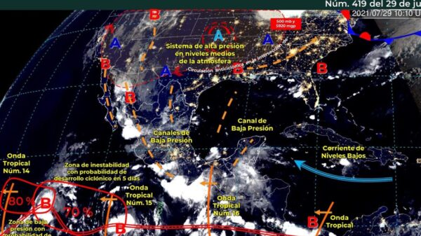Pronóstico del clima para hoy jueves 29 de julio en Quintana Roo