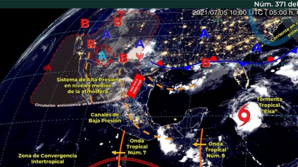 Pronóstico del clima para hoy lunes 5 de julio en Quintana Roo.