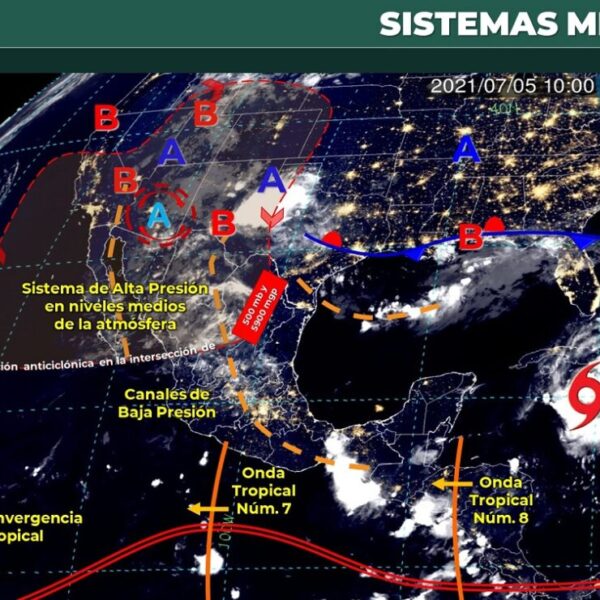 Pronóstico del clima para hoy lunes 5 de julio en Quintana Roo.