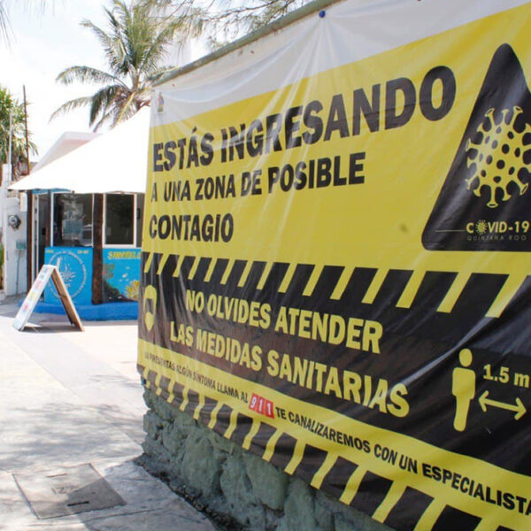 Fortalecen en Puerto Morelos campaña preventiva para enfrentar la pandemia de covid-19