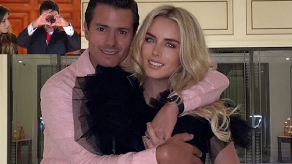 “Ni suda, ni se acongoja”; Peña feliz reaparece con la novia