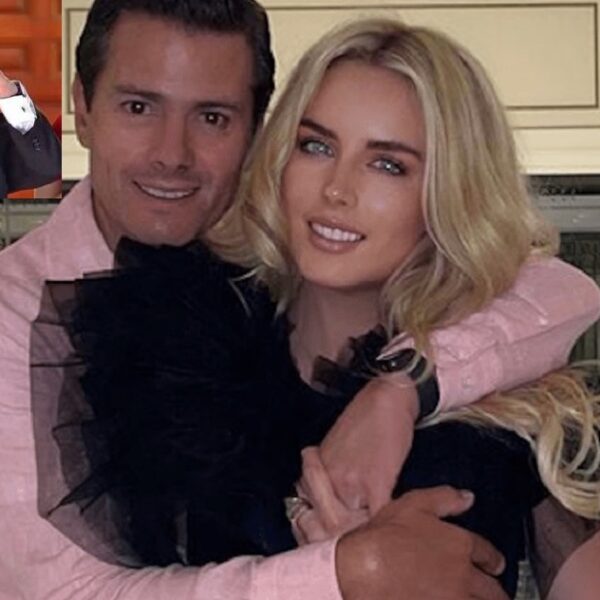 “Ni suda, ni se acongoja”; Peña feliz reaparece con la novia