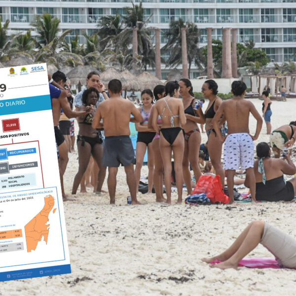 No menguan casos de covid-19 en Quintana Roo