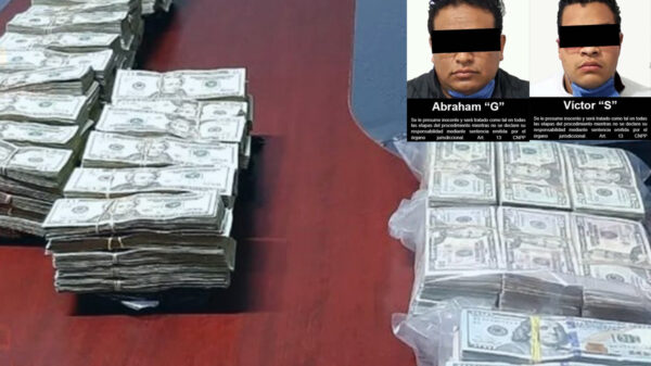 ‘Cachan’ a dos conductores de autobús con 410 mil dólares, en Sonora