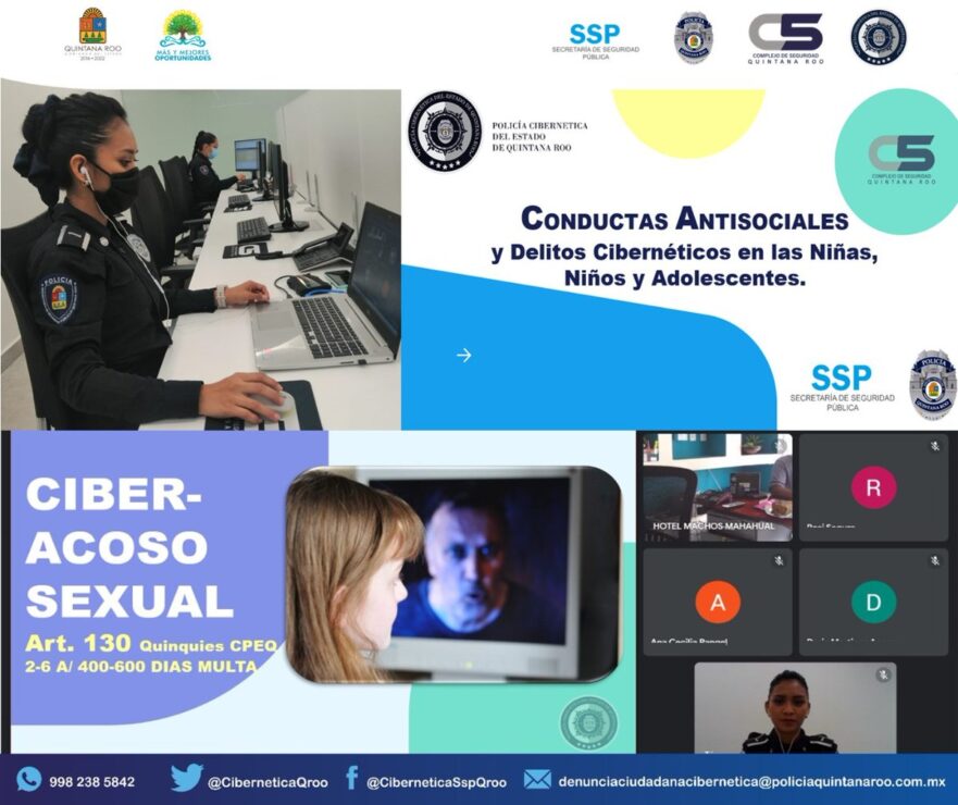 Investiga la Fiscalía de Quintana Roo delitos cibernéticos; con apoyo de la Guardia Nacional se indagan conductas antisociales en redes sociales.