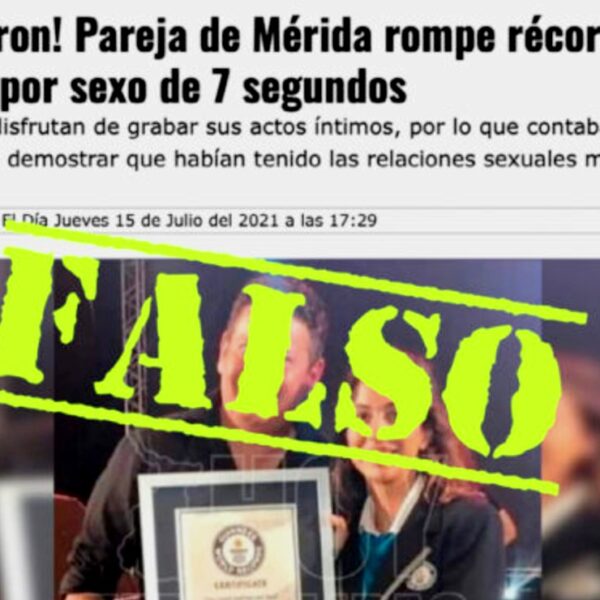 Pareja de yucatecos desmiente ganar “Record Guinness” por tener la relación sexual más corta de la historia