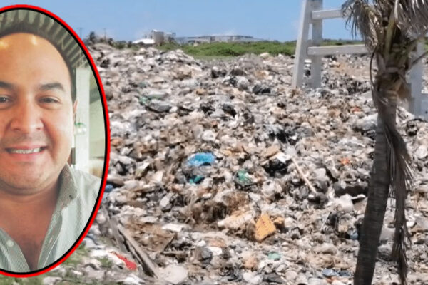 Juan Carrillo heredará cientos de toneladas de basura a Atenea Gómez.
