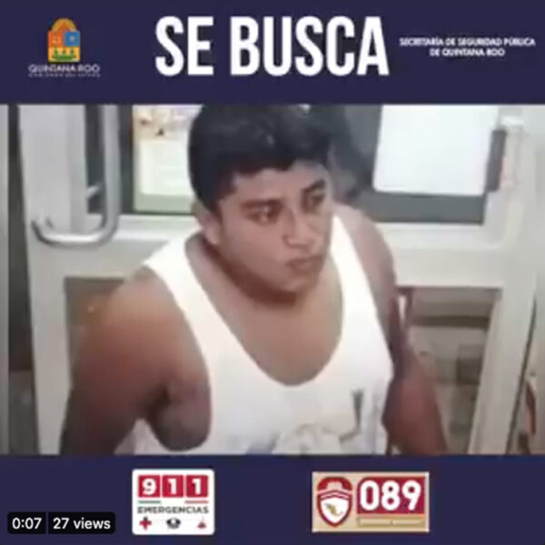 Difunde SSP video de presuntos ladrones de comercios en Cancún