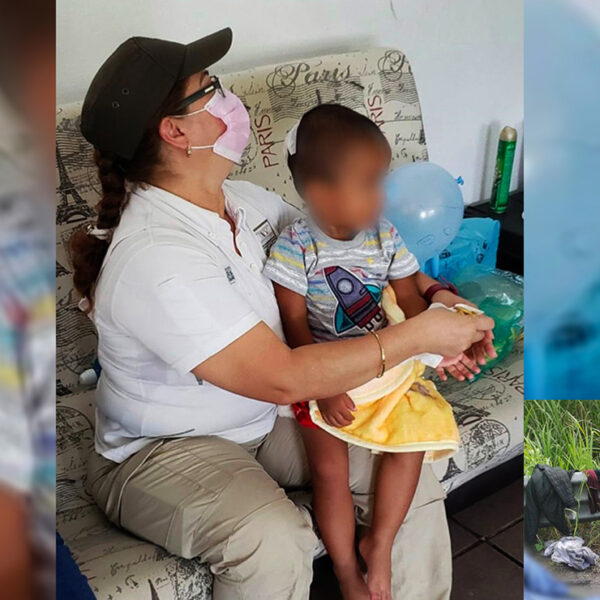Abandonan a bebé migrante en carretera de Veracruz