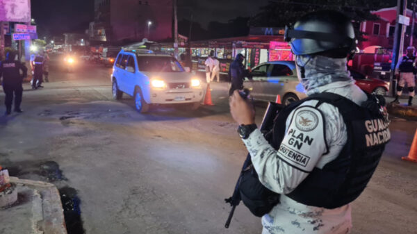 Cancún: Aparatoso operativo en Alfredo V.Bonfil por reporte de balacera