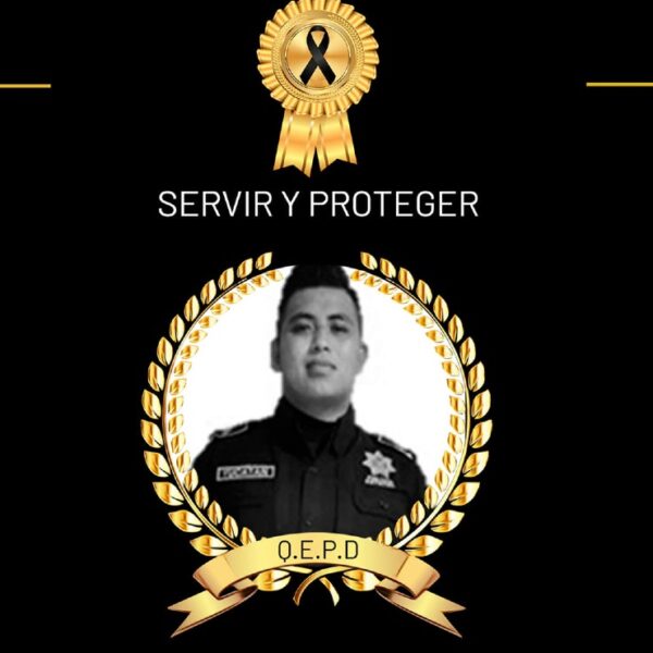 Policía asesinado en la vía Mérida-Cholul tenía 23 años; se une a la pena la SSP