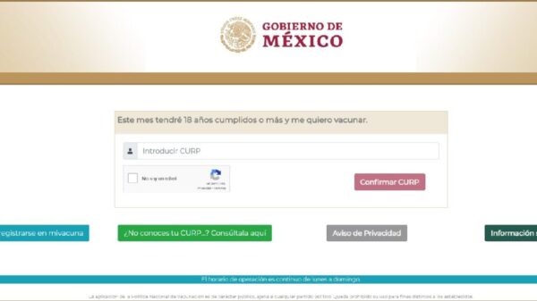 Si tienes de 18 años o más ya puedes registrarte para recibir la vacuna contra Covid-19