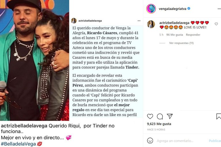 Tras beso con Ricardo Casares, Bella de la Vega le manda indirectas en redes