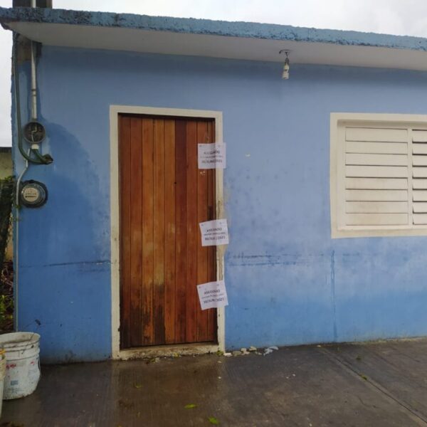 Catea la FGR un domicilio en la colonia Emiliano Zapata de Cozumel.