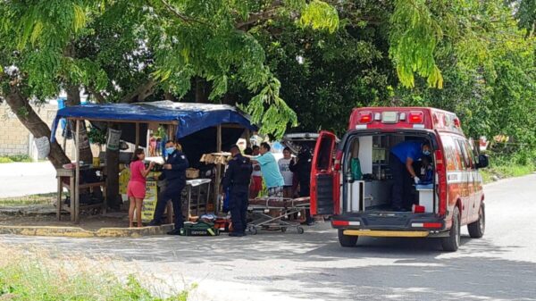 Cancún: Balean a un sujeto en el fraccionamiento La Joya.