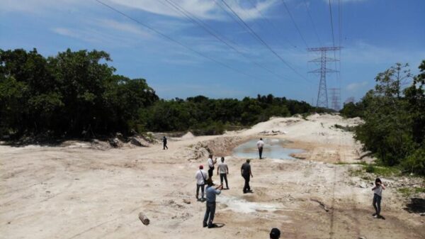 Fonatur supervisa obra de desvío provisional y avance de estudios geofísicos en carretera federal 307.