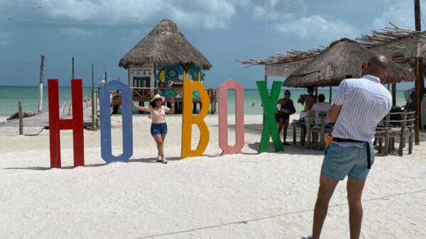 Lucen sin sargazo las playas de la isla de Holbox.
