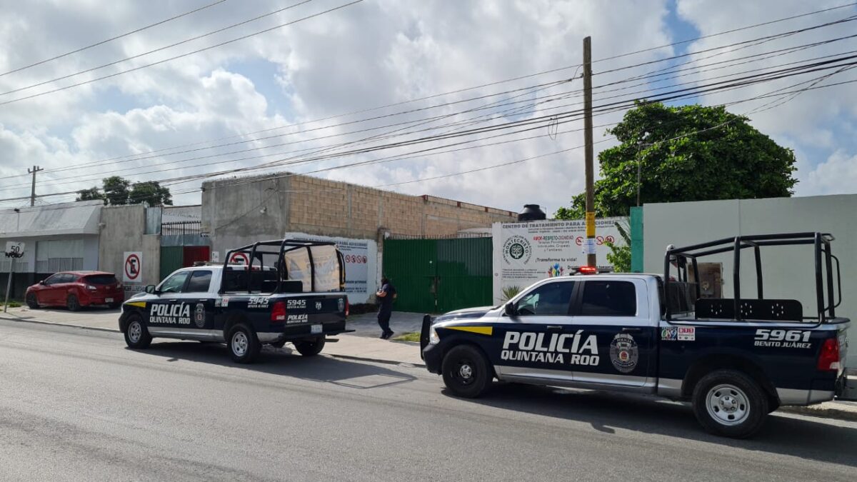 ‘Rescatan’ sus familiares a joven en un centro de rehabilitación; el hecho en “Montecristo” generó la movilización de la Policía Quintana Roo.