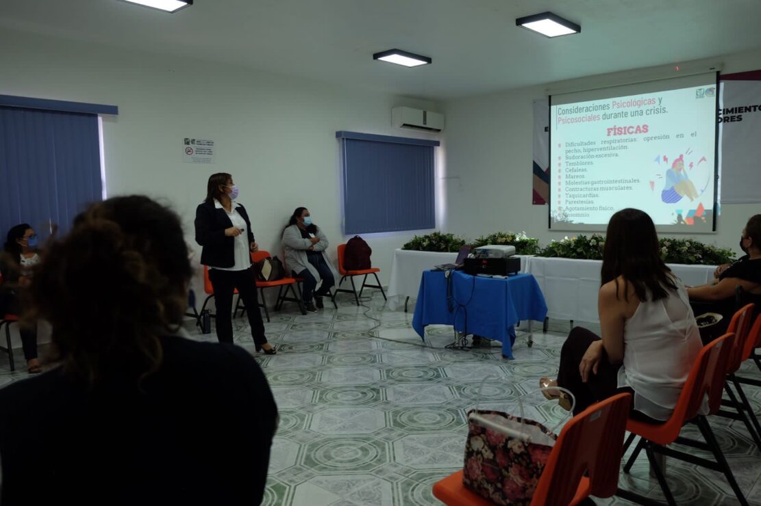 IMSS Quintana Roo y SNTSS presentaron estrategia para atender la salud emocional del personal, que ha sufrido un desgaste por la pandemia.