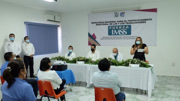 IMSS Quintana Roo y SNTSS presentaron estrategia para atender la salud emocional del personal.